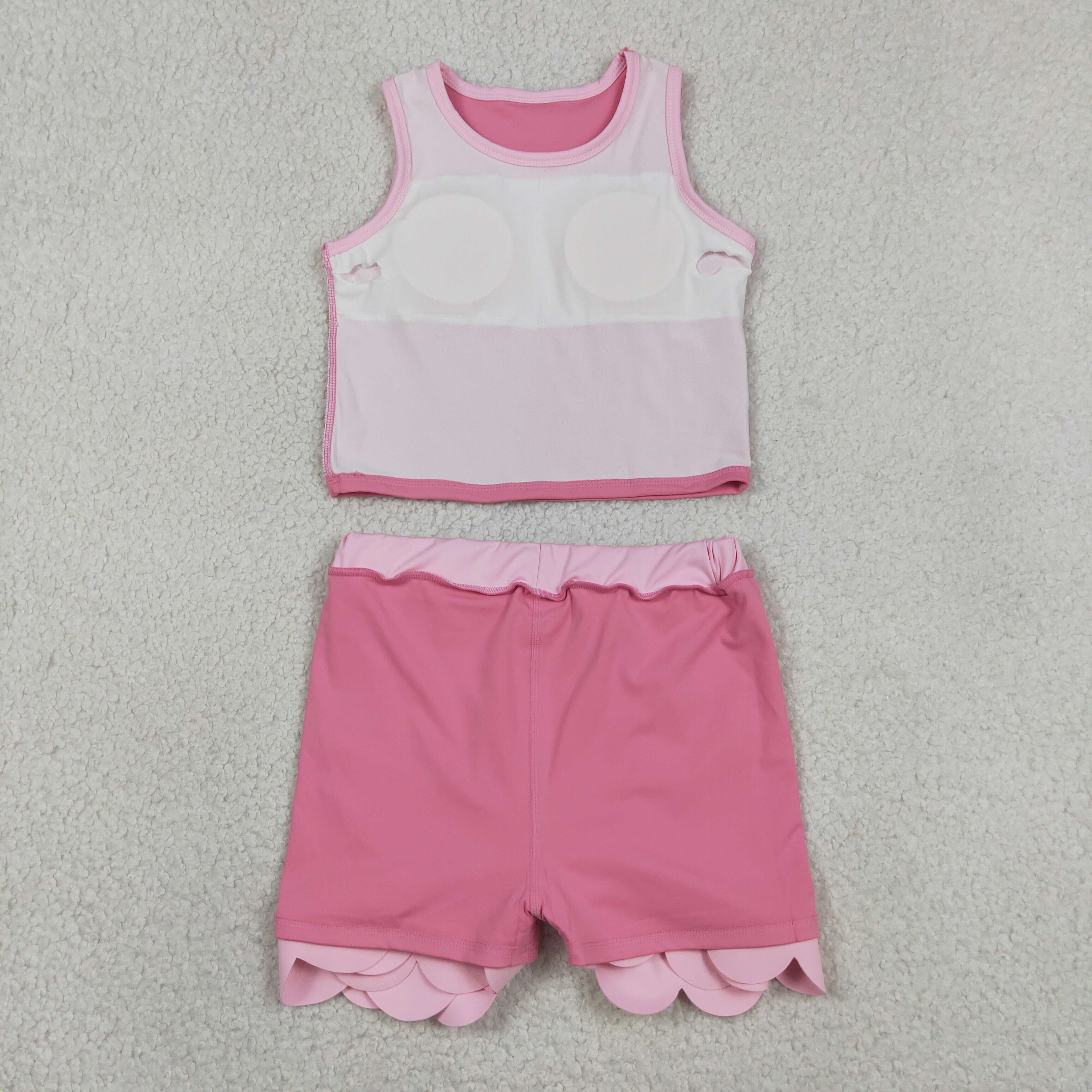 Baby Yoga Clothing - Wholesale Baby Girl Yoga Active Pink
