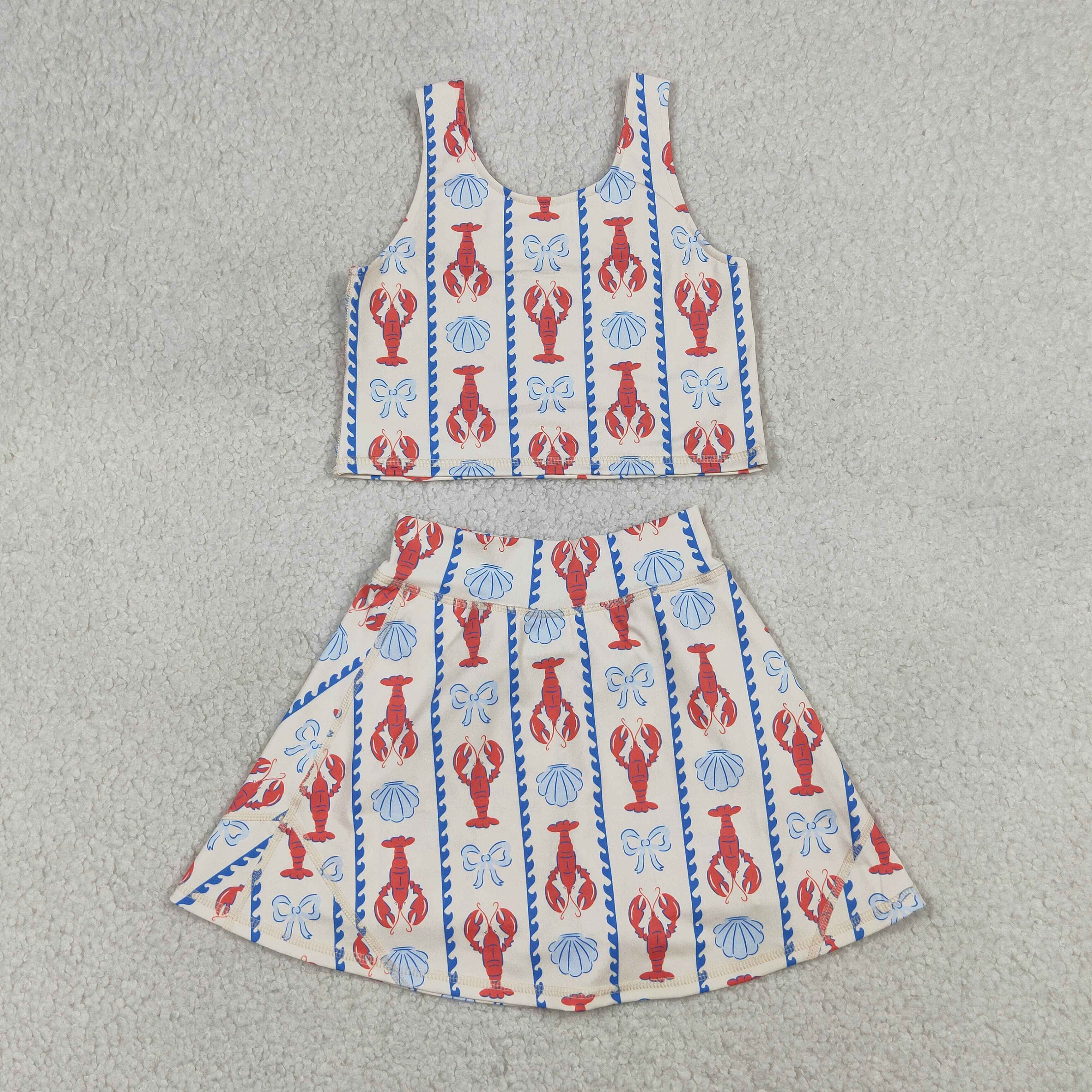 Baby Yoga Clothing - Wholesale Baby Girl Yoga Active Crawfish