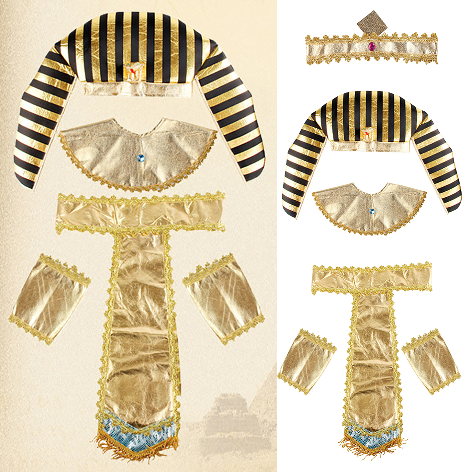 Baby Clothing Checklist - Halloween Baby Kids Cosplay Egyptian Pharaoh