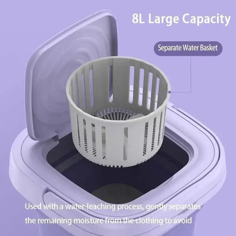 8L Foldable Washing Machine wi - Baby Clothing Washing Machine recension och pris