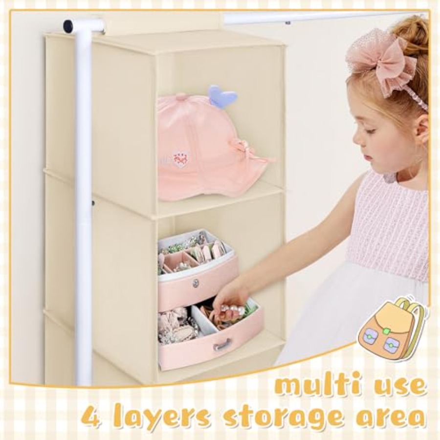Clothing Rack with Hanging Org - Baby Clothing Hanging Rack recension och pris