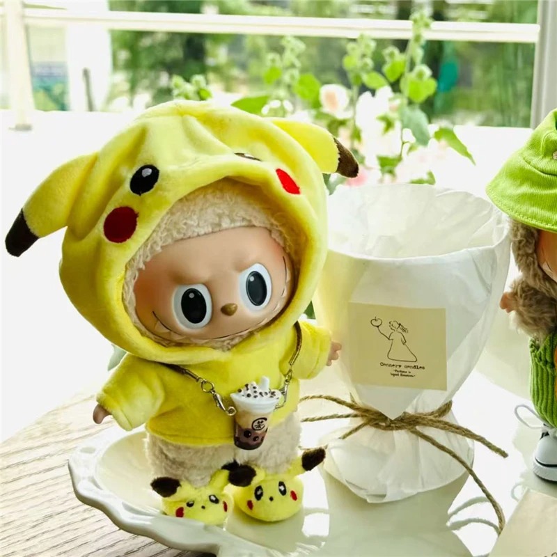 15 17cm For Labubu Doll Cartoo - Baby Clothing Items recension och pris