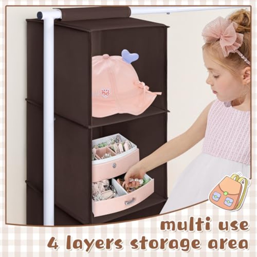 Clothing Rack with Hanging Org - Baby Clothing Hanging Rack recension och pris