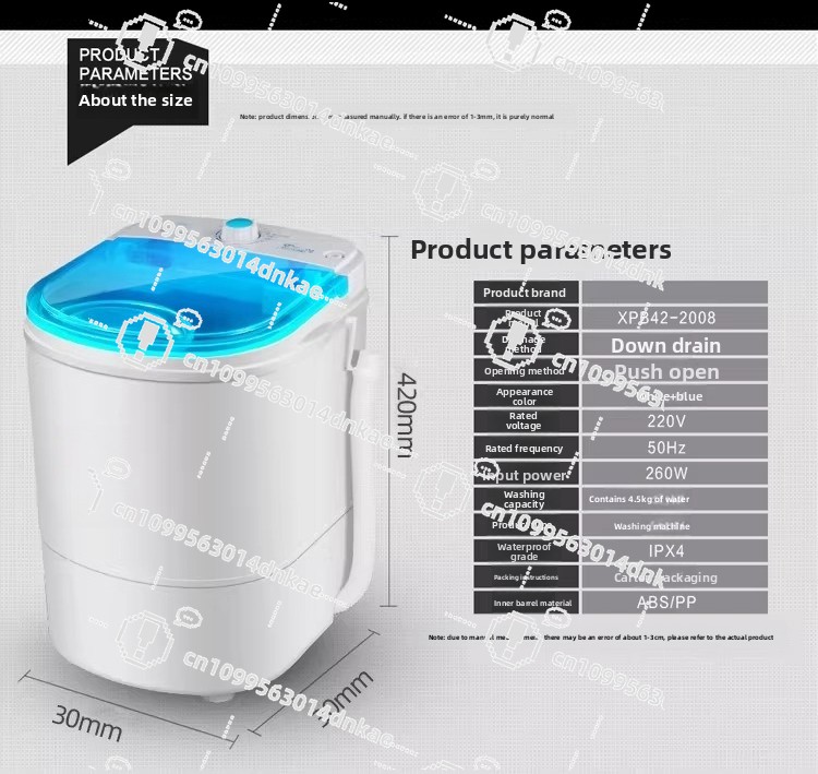 Dormitory Small Washing Machin - Baby Clothing Washing Machine recension och pris