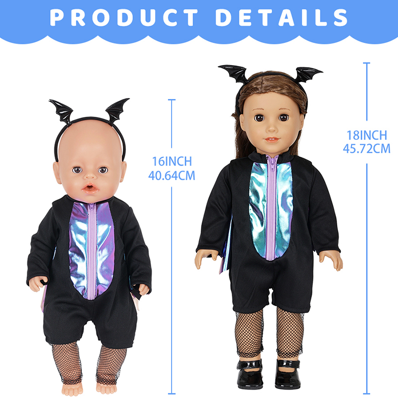 Doll Clothes Set for 16-18inch - Baby Clothing Items recension och pris