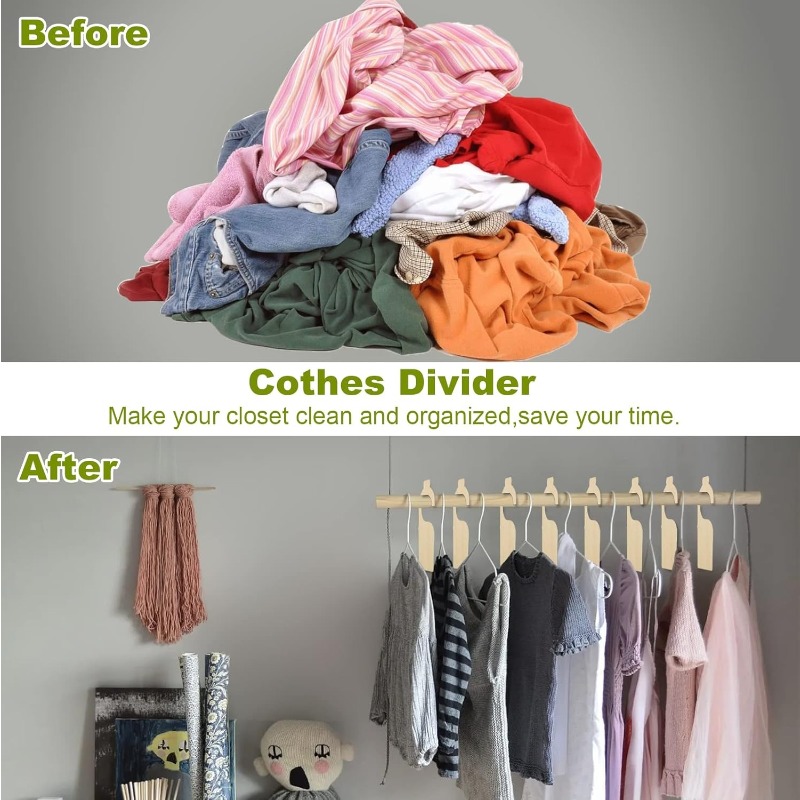 Blank Clothing Rack Divider, W - Baby Clothing Hanging Rack recension och pris