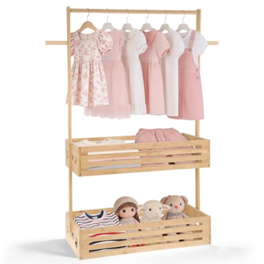Extra Large Clothing Rack for  - Baby Clothing Hanging Rack recension och pris