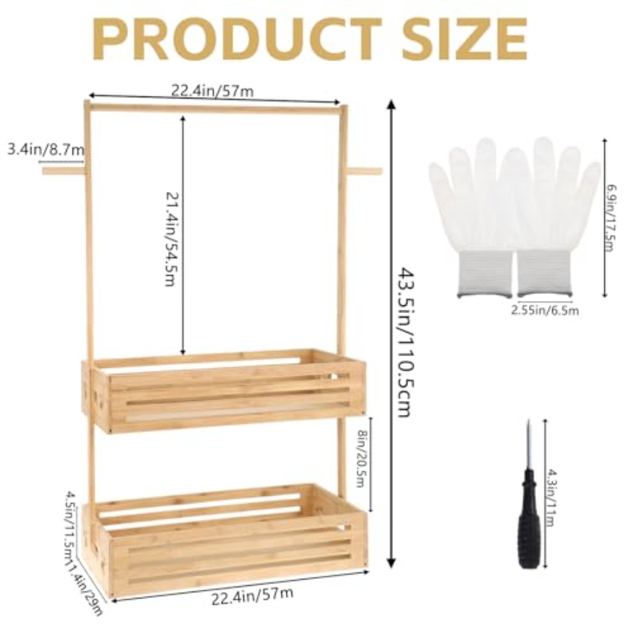 Extra Large Clothing Rack for  - Baby Clothing Hanging Rack recension och pris