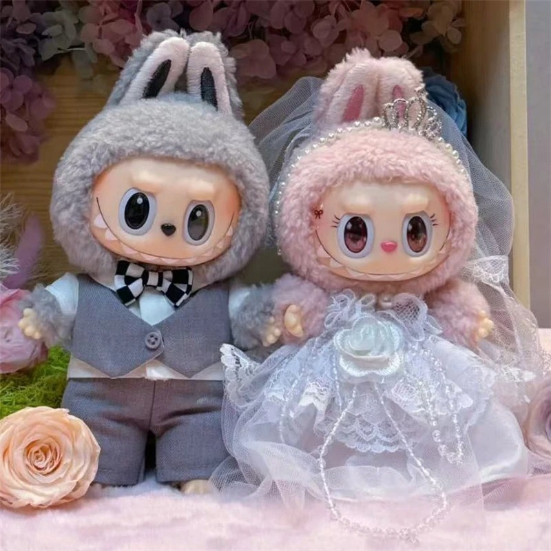 15 17cm For Labubu Doll Weddin - Baby Clothing Items recension och pris