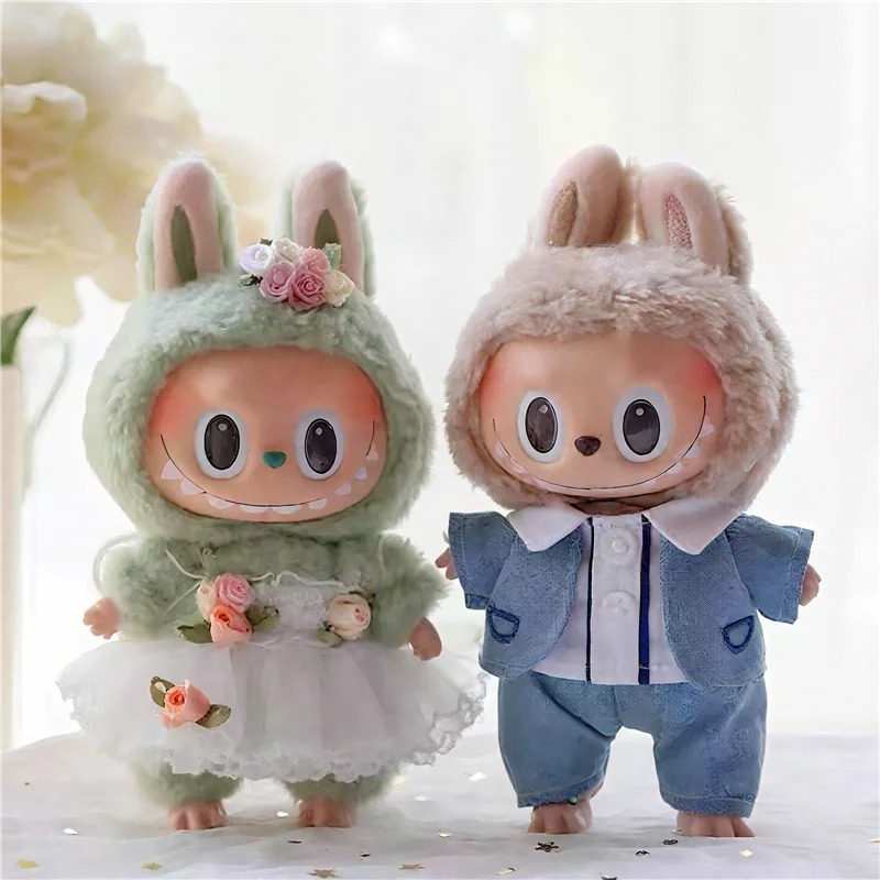 15 17cm For Labubu Doll Weddin - Baby Clothing Items recension och pris