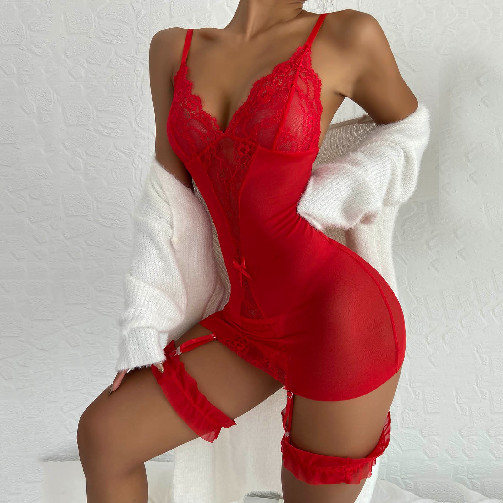 Lace Nightie Gown for Women Se - Baby Gown Nightwear recension och pris