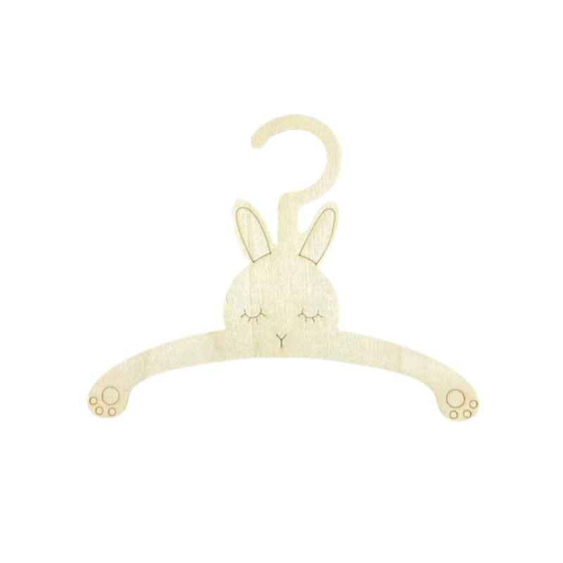 20PCS Cute Wooden Clothes Hang - Baby Clothing Hanging Rack recension och pris