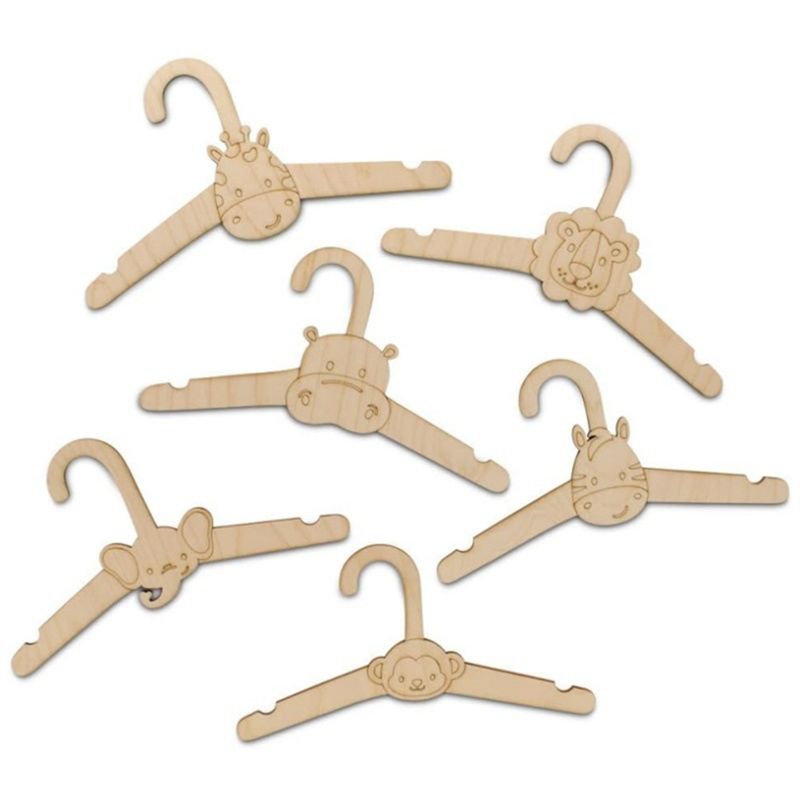 20PCS Cute Wooden Clothes Hang - Baby Clothing Hanging Rack recension och pris