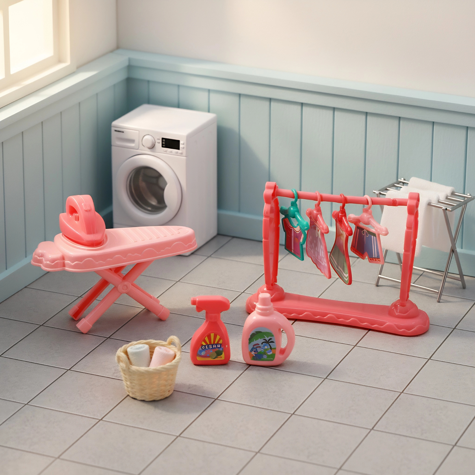 New Home Toy Mini Drying Rack  - Baby Clothing Washing Machine recension och pris