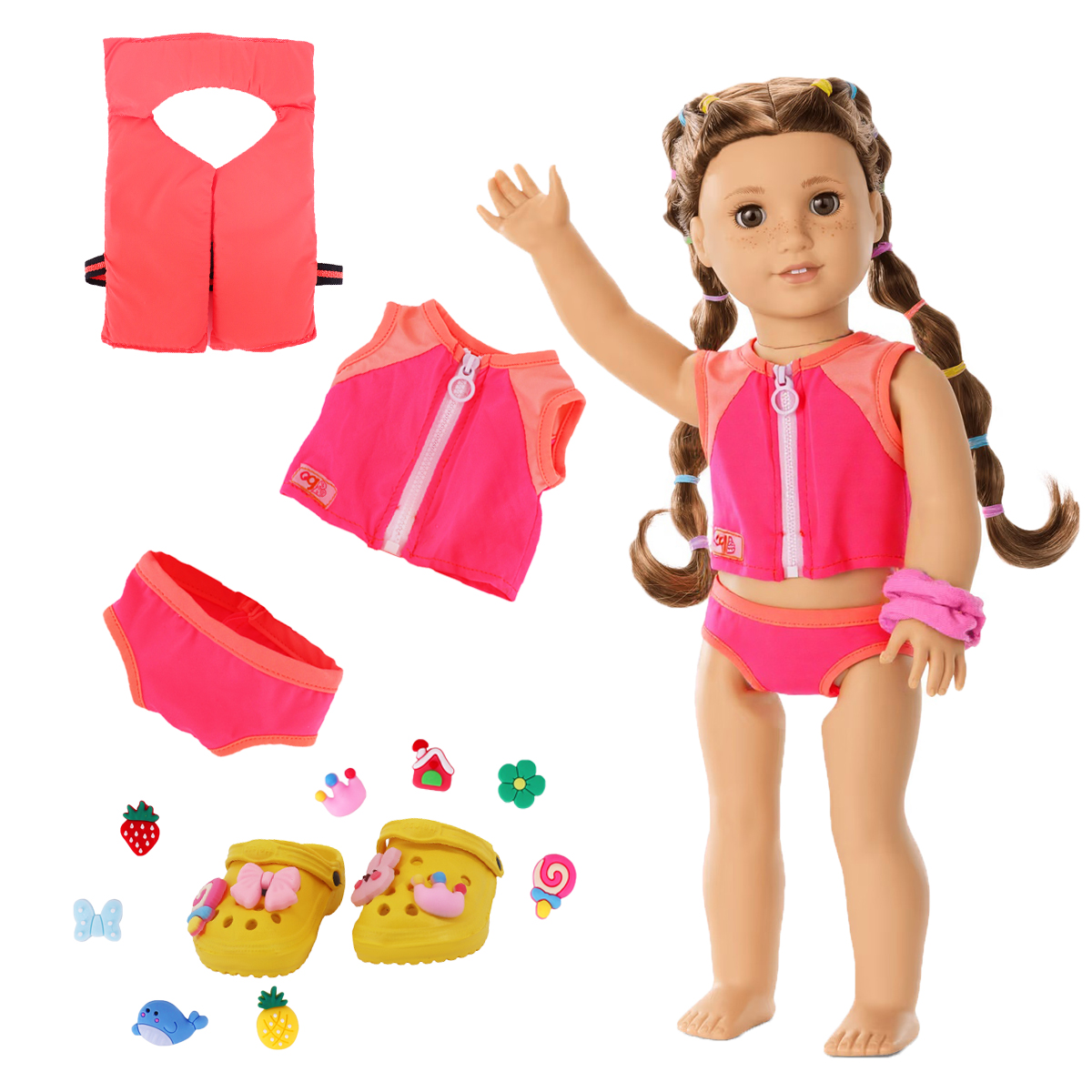 Head Flower Swimsuit Fish Scal - Baby Clothing Items recension och pris