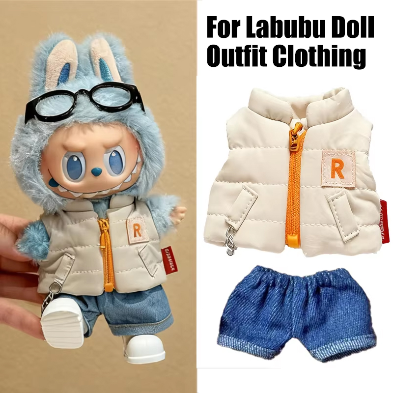 For 15 17cm Labubu Doll Solid  - Baby Clothing Items recension och pris