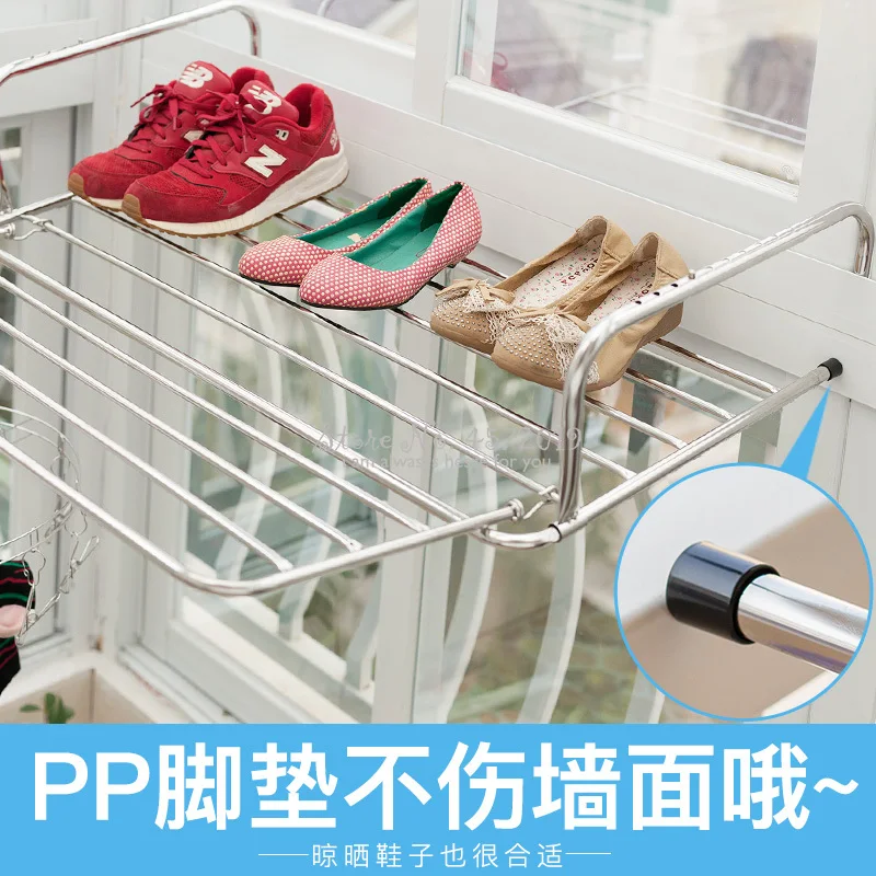 Extendable Stainless Steel Fol - Baby Clothing Hanging Rack recension och pris