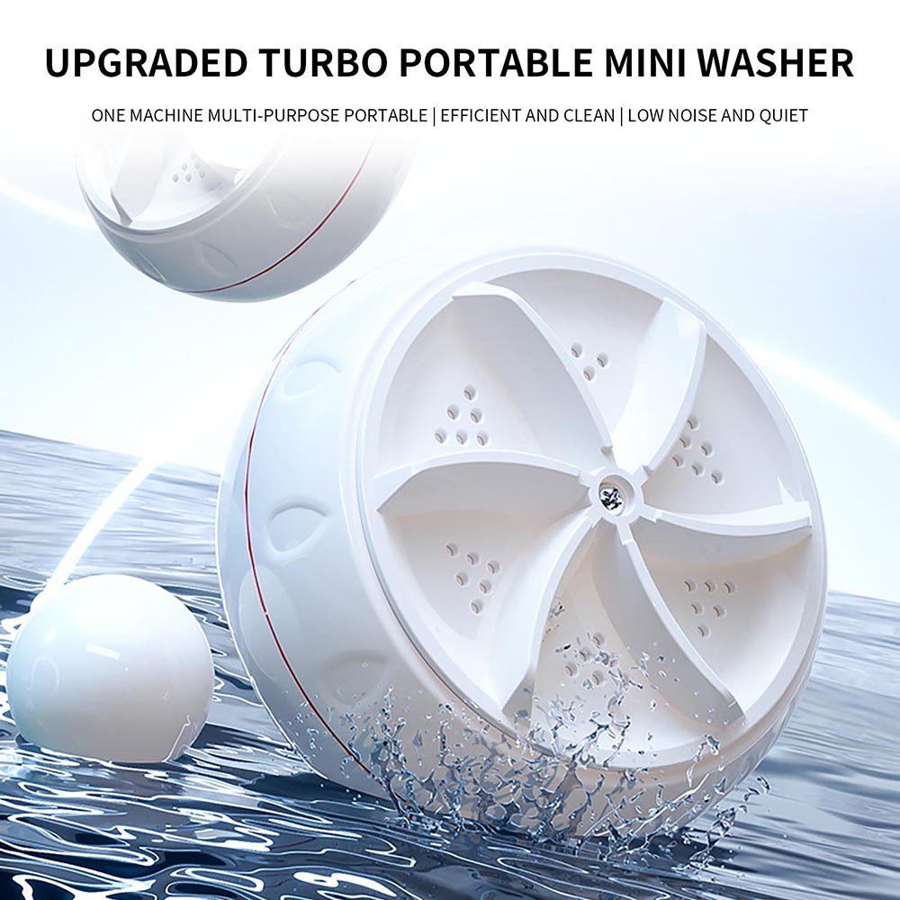 Portable Mini Ultrasonic Washe - Baby Clothing Washing Machine recension och pris
