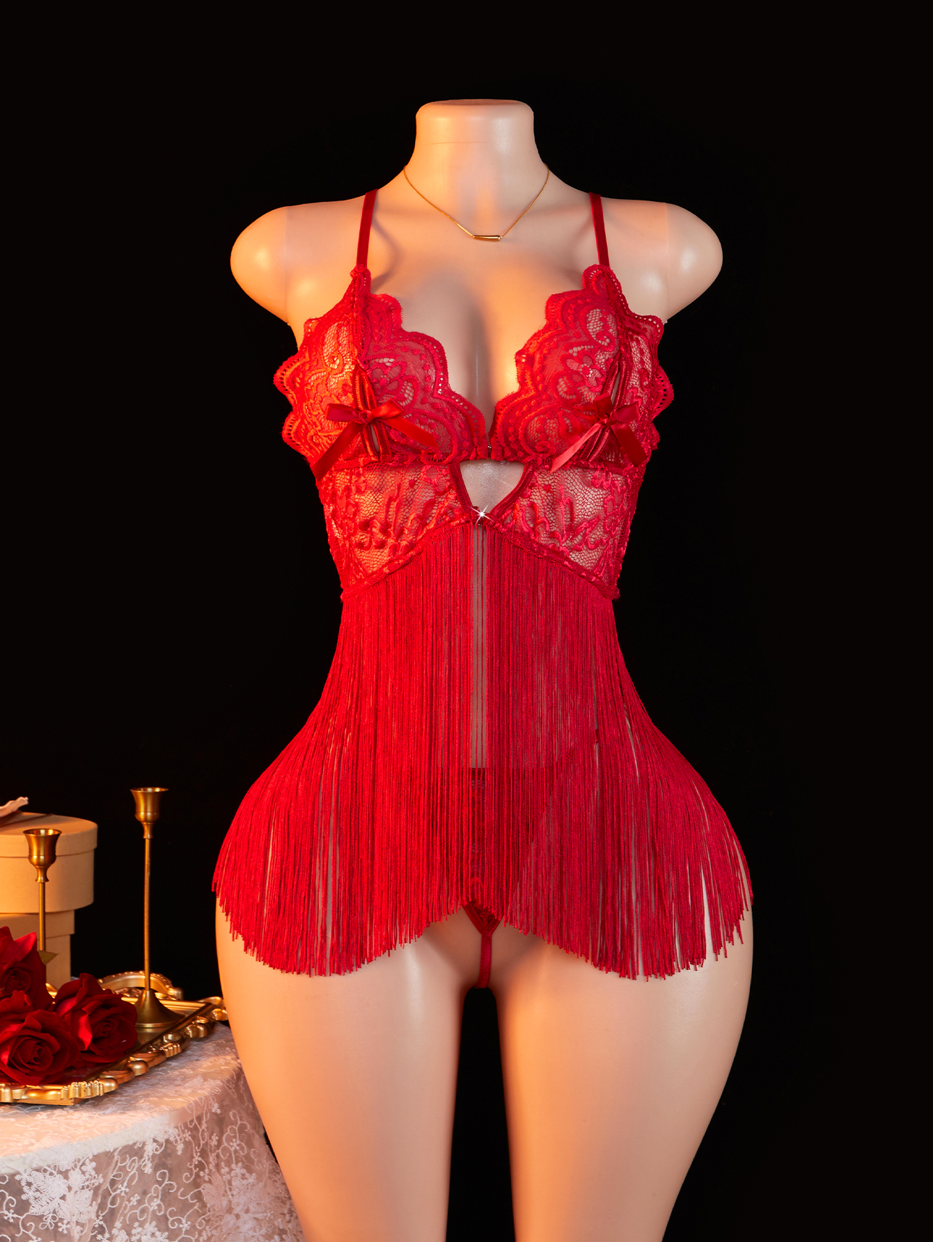 Sexy Tassel Nightie Woman Back - Baby Gown Nightwear recension och pris