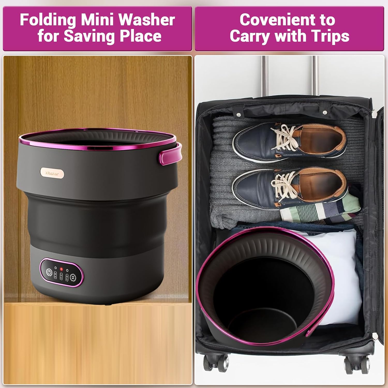 Portable Washing Machine 13L F - Baby Clothing Washing Machine recension och pris